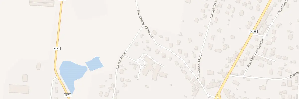 Plan du 19 Rue Charles de Chazerat à Lezoux
