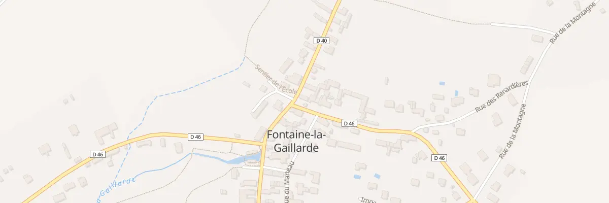 Plan du 4 Rue Gaston Corgibet à Fontaine-la-Gaillarde