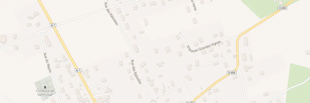 Plan du 16 Rue des Rabottes à Saint-Loup