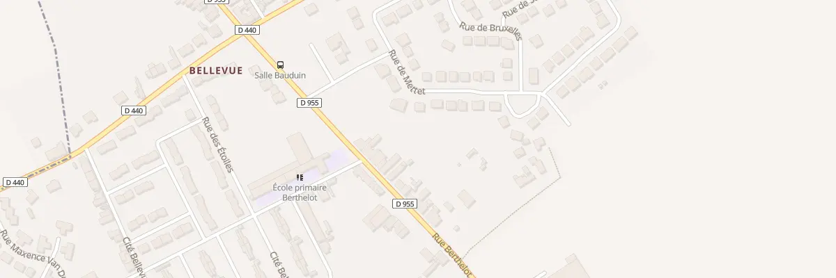 Plan du 944 Rue Berthelot à Denain