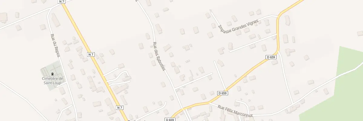Plan du 8 Rue des Rabottes à Saint-Loup