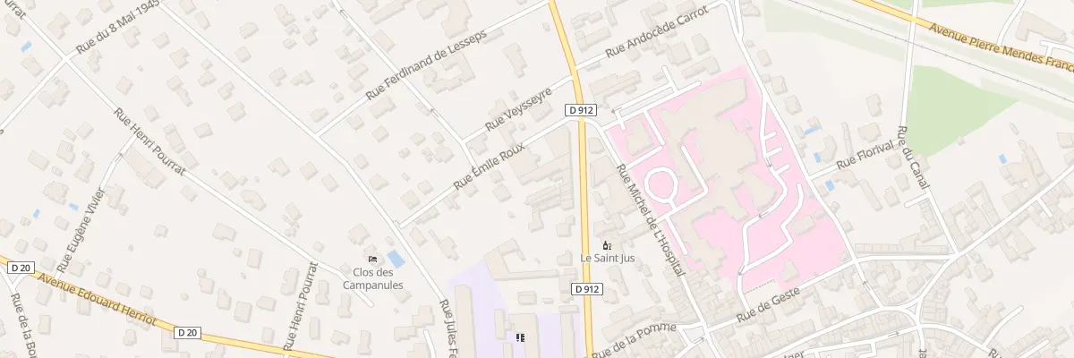 Plan du 35 Av Victor Hugo à Brioude