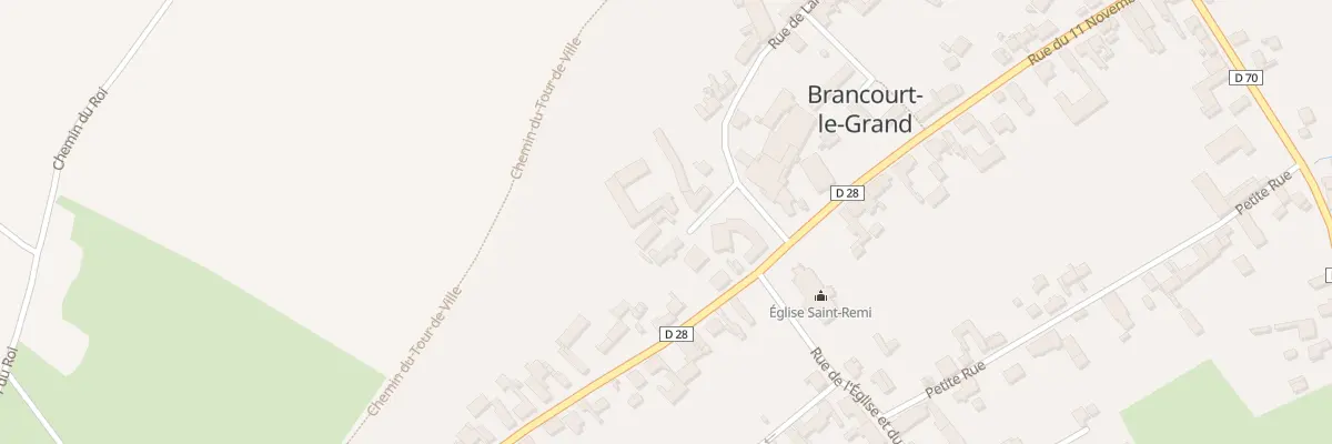 Plan du 10 Pl du 8 Mai 1945 à Brancourt-le-Grand