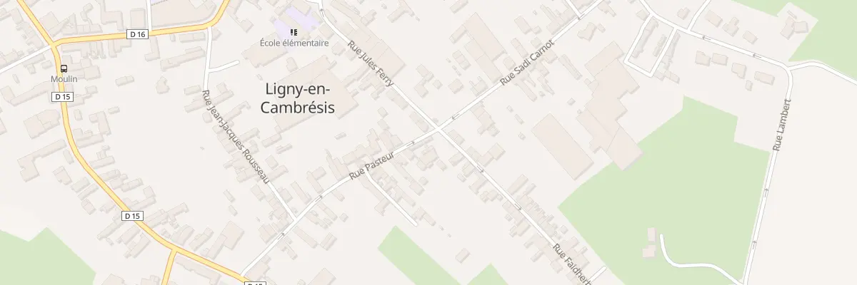 Plan du 3 Rue Pasteur à Ligny-en-Cambrésis