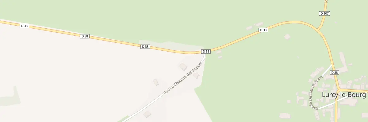 Plan du 2 Rue La Chaume des Potiers à Lurcy-le-Bourg