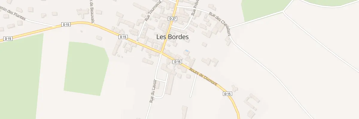 Plan du 5 Rte de Dixmont aux Bordes