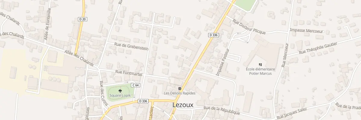 Plan du 27 Rue Saint-Taurin à Lezoux