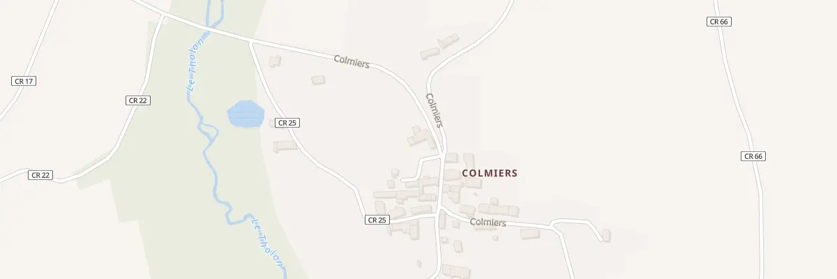 Plan du 14 Colmiers à Égleny