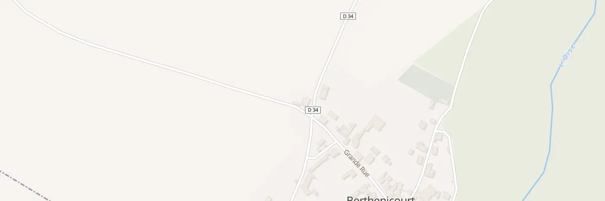 Plan du 5001 Rue d’Alaincourt à Berthenicourt