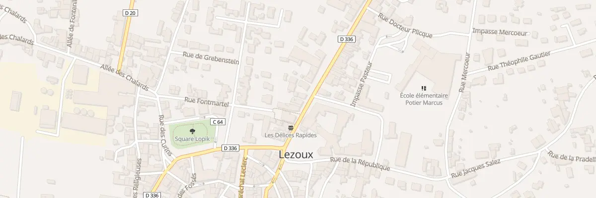 Plan du 17 Rue Saint-Taurin à Lezoux