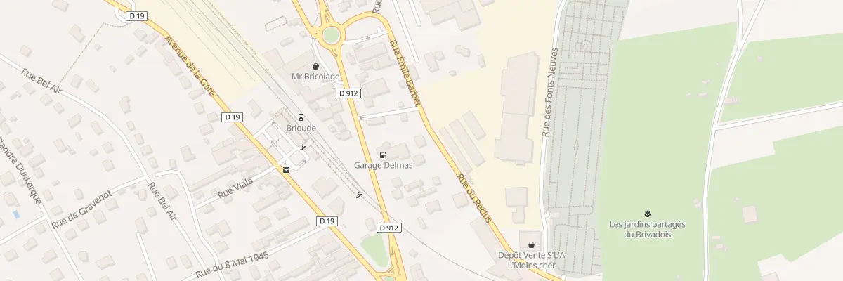 Plan du 5001 Rue Croix du Reclus à Brioude