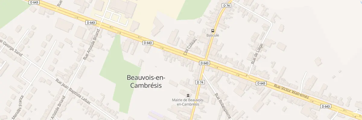 Plan du 68 Rue Victor Watremez à Beauvois-en-Cambrésis