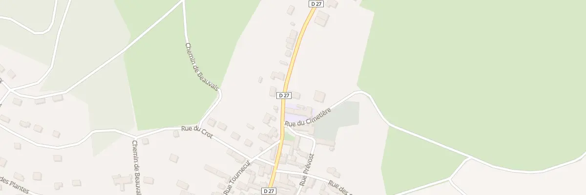 Plan du 4 Rte de Theil aux Bordes