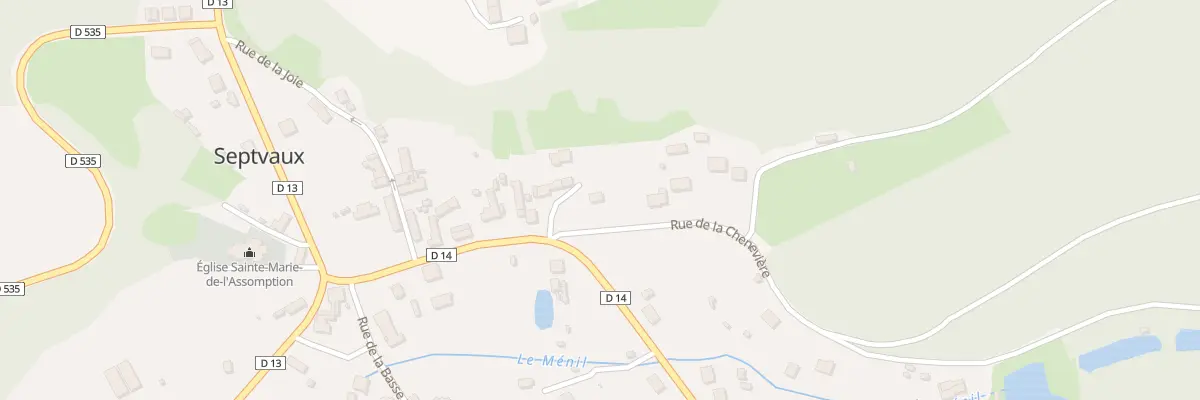 Plan du 3 Rue de la Chenevière à Septvaux