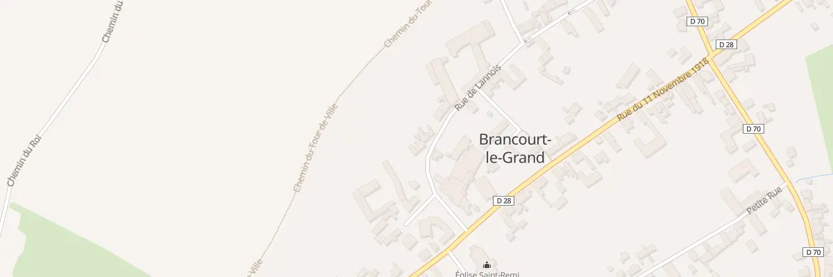 Plan du 3 Rue de Lannois à Brancourt-le-Grand