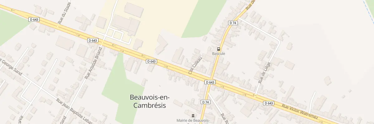 Plan du 87 Rue Victor Watremez à Beauvois-en-Cambrésis