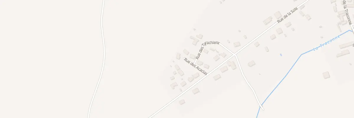 Plan du 10 Rue des Acacias à Léchelle