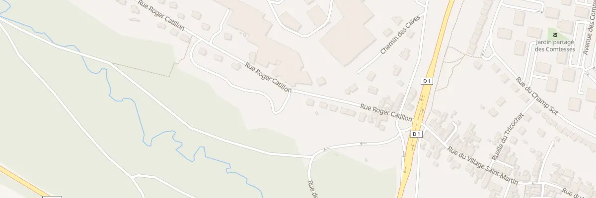Plan du 22 Rue Roger Catillon à Château-Thierry