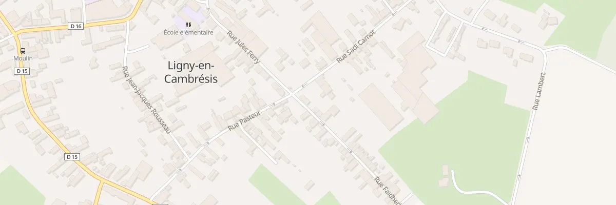 Plan du 1 Rue Faidherbe à Ligny-en-Cambrésis