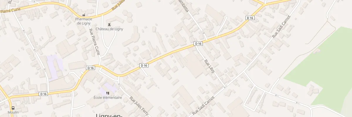 Plan du 26 Rue Hippolyte Robert à Ligny-en-Cambrésis