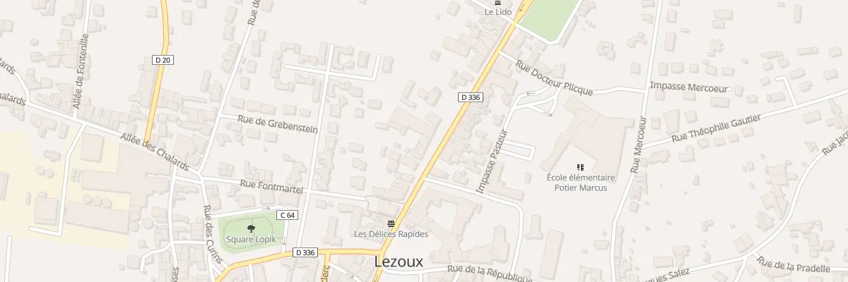 Plan du 35 Rue Saint-Taurin à Lezoux