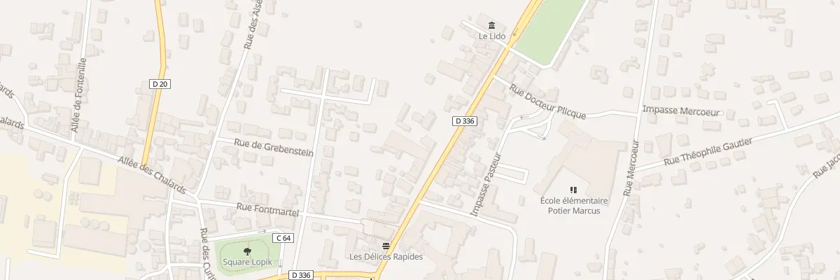 Plan du 39 Rue Saint-Taurin à Lezoux