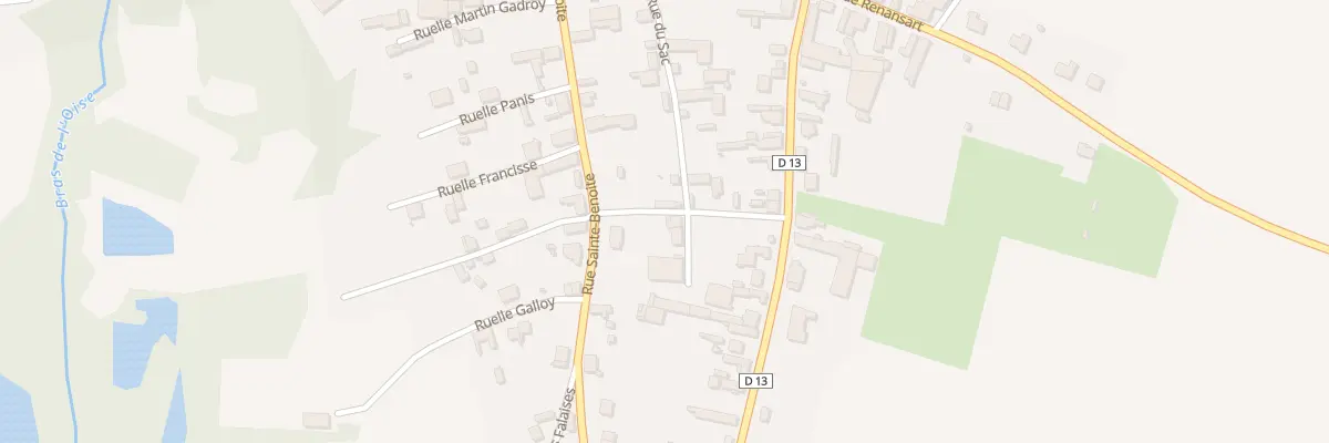 Plan du 10 Rue du Sac à Brissy-Hamégicourt