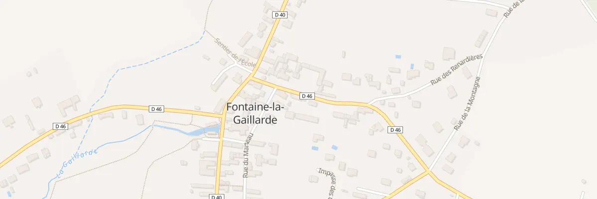 Plan du 6 Rue de Champagne à Fontaine-la-Gaillarde