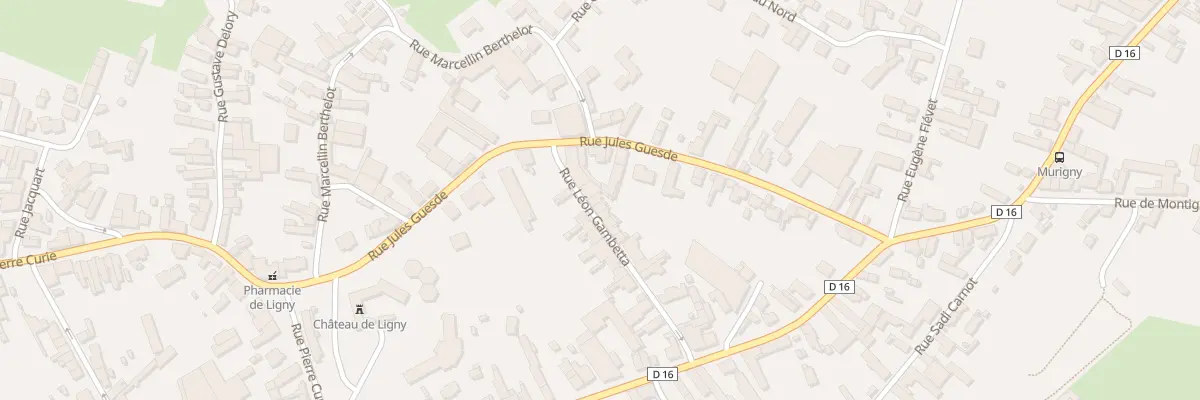Plan du 30 Rue Leon Gambetta à Ligny-en-Cambrésis