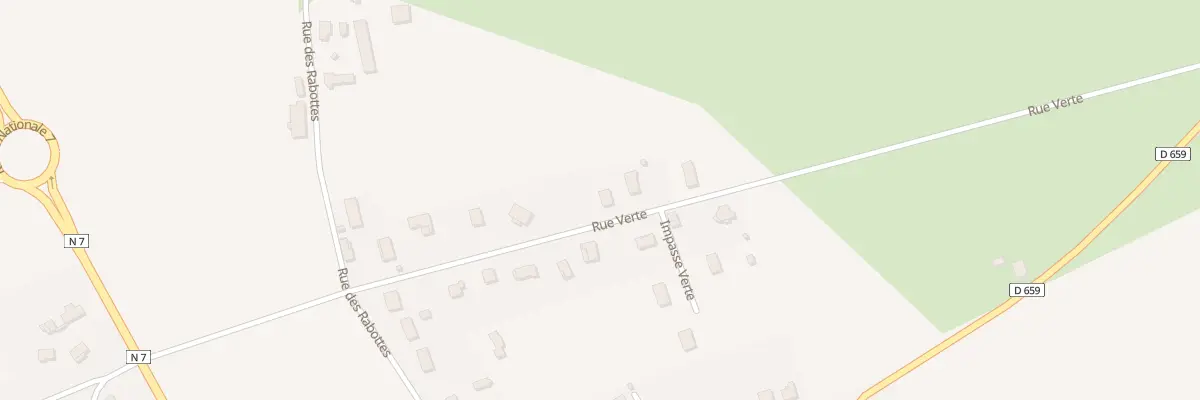 Plan du 7 Rue Verte à Saint-Loup
