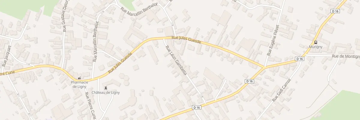 Plan du 26 Rue Leon Gambetta à Ligny-en-Cambrésis