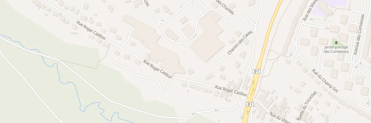 Plan du 21 Rue Roger Catillon à Château-Thierry