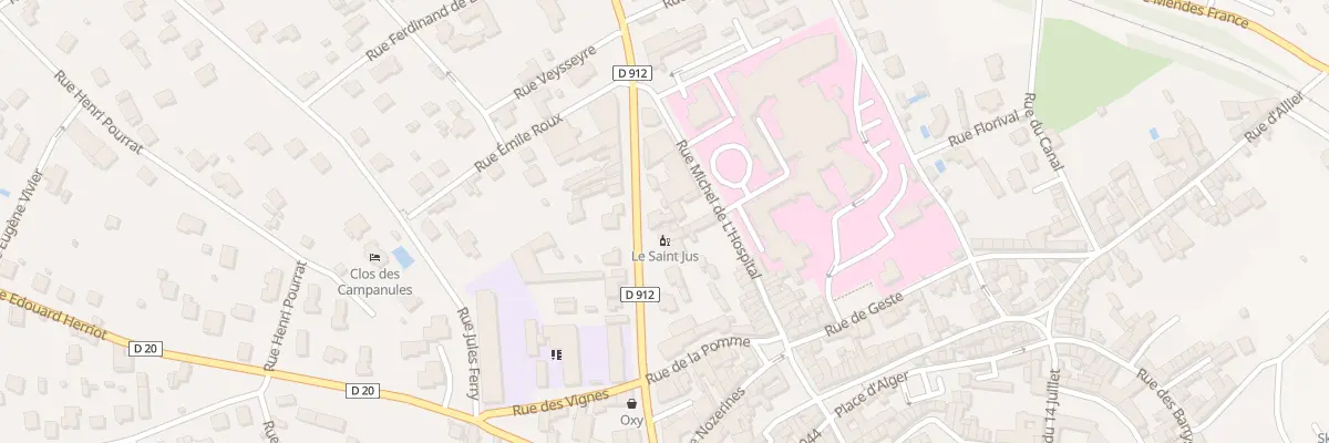 Plan du 26 Av Victor Hugo à Brioude