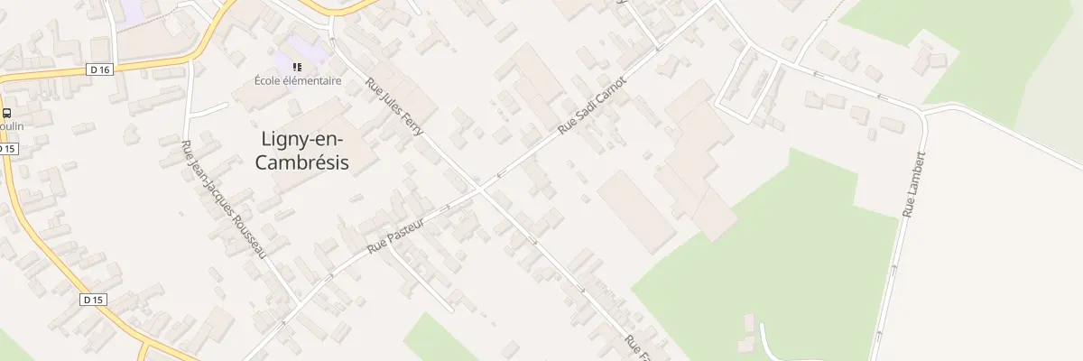 Plan du 10 Rue Sadi Carnot à Ligny-en-Cambrésis