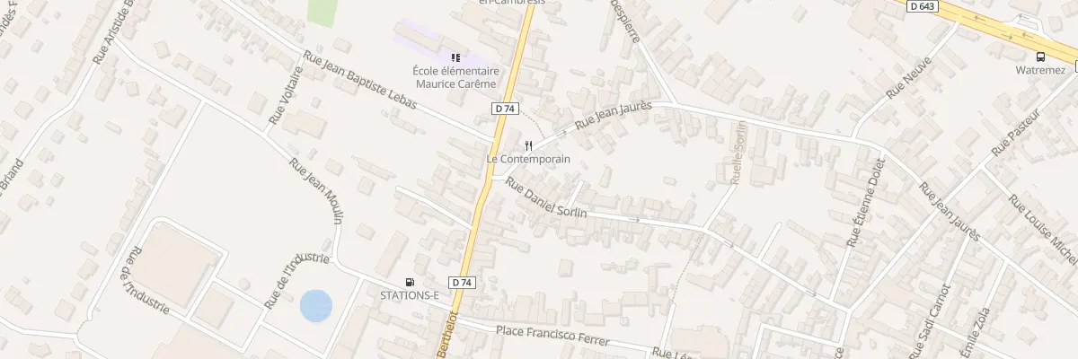 Plan du 5 Rue Daniel Sorlin à Beauvois-en-Cambrésis