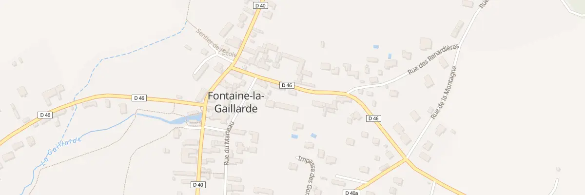 Plan du 8 Rue de Champagne à Fontaine-la-Gaillarde