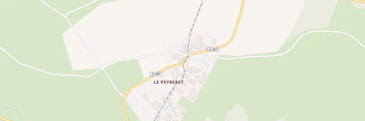 Plan du 5159 Le Pereyret à Montmorin