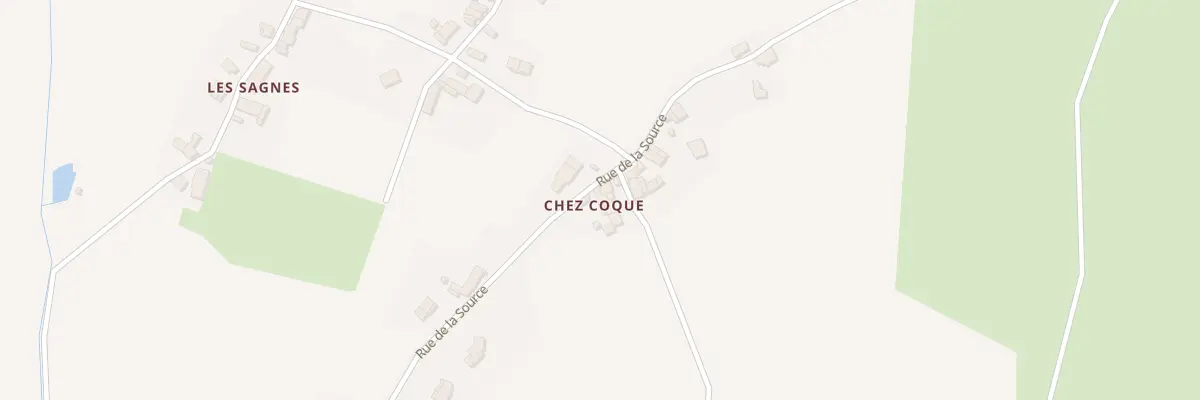 Plan du 5100A Chez Coque à Glaine-Montaigut