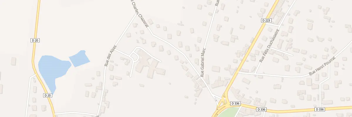 Plan du 11 Rue Charles de Chazerat à Lezoux