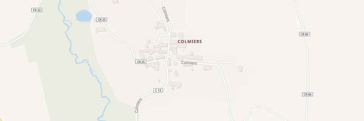 Plan du 23 Colmiers à Égleny