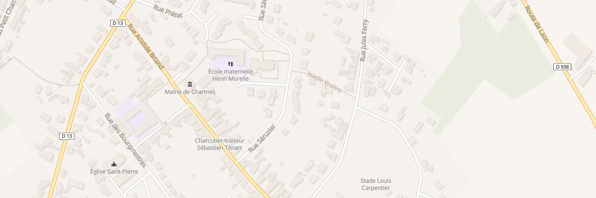 Plan du 37 Rue Séruzier à Charmes