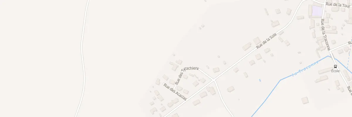 Plan du 3 Rue des Tyrachiens à Léchelle