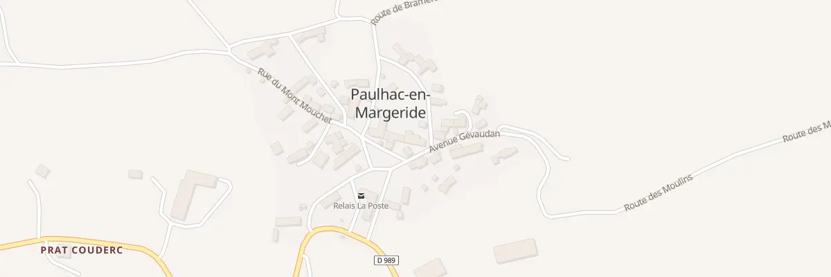 Plan du 5046 Paulhac à Paulhac-en-Margeride