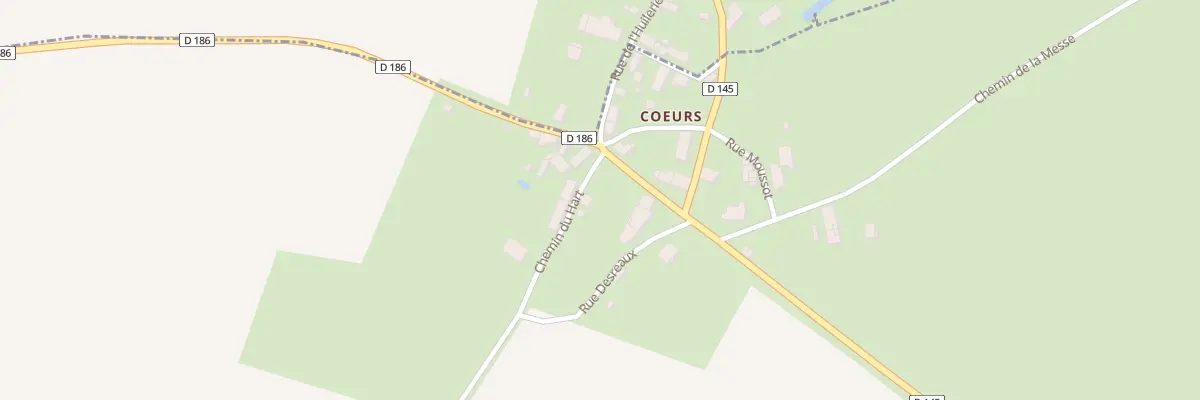 Plan du 135 Coeurs à Marcy
