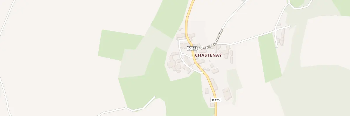 Plan du 3 Rue des Vignes - Chastenay à Ouanne