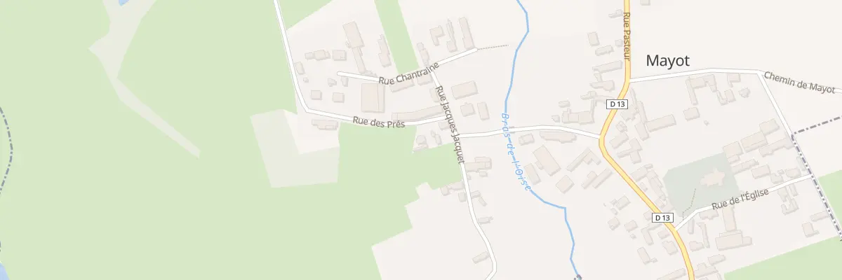 Plan du 1 Rue des Prés à Mayot