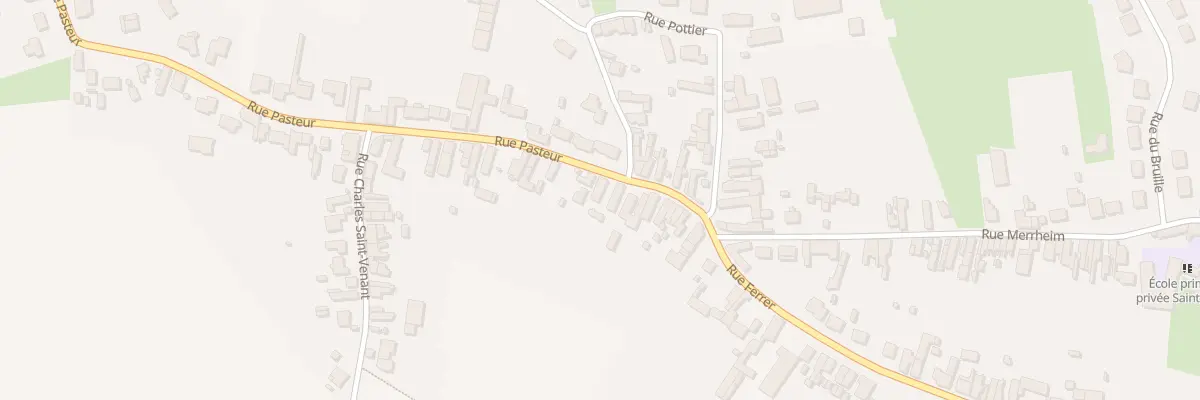 Plan du 13 Rue Pasteur à Wallers