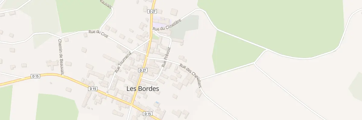 Plan du 7 Rue des Chevaliers aux Bordes