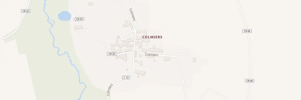 Plan du 25 Colmiers à Égleny