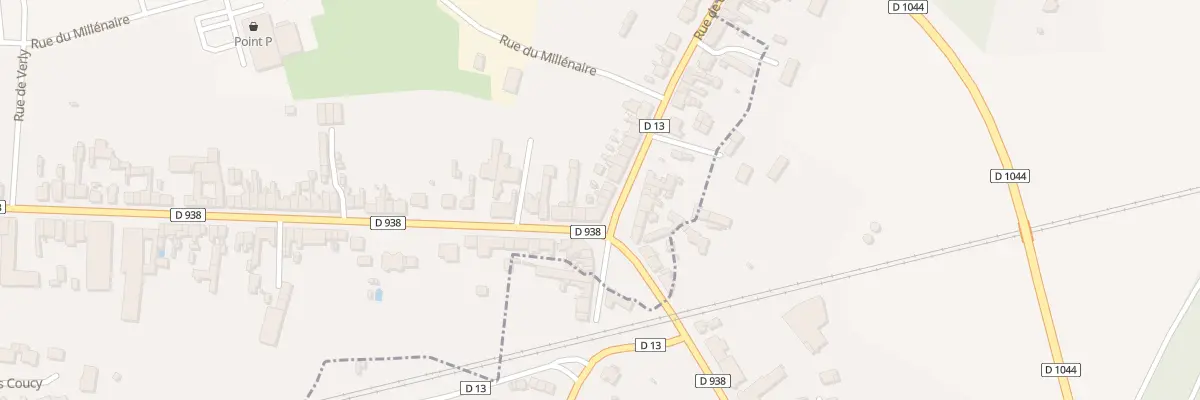 Plan du 1 Rue de Crécy à La Fère